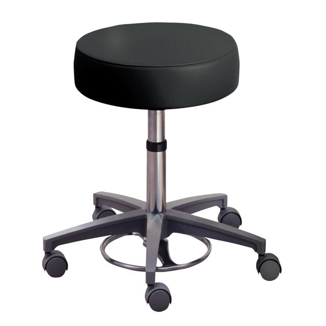 AliMed Foot-Operated Adjustable Stool with Safe-Brake Casters